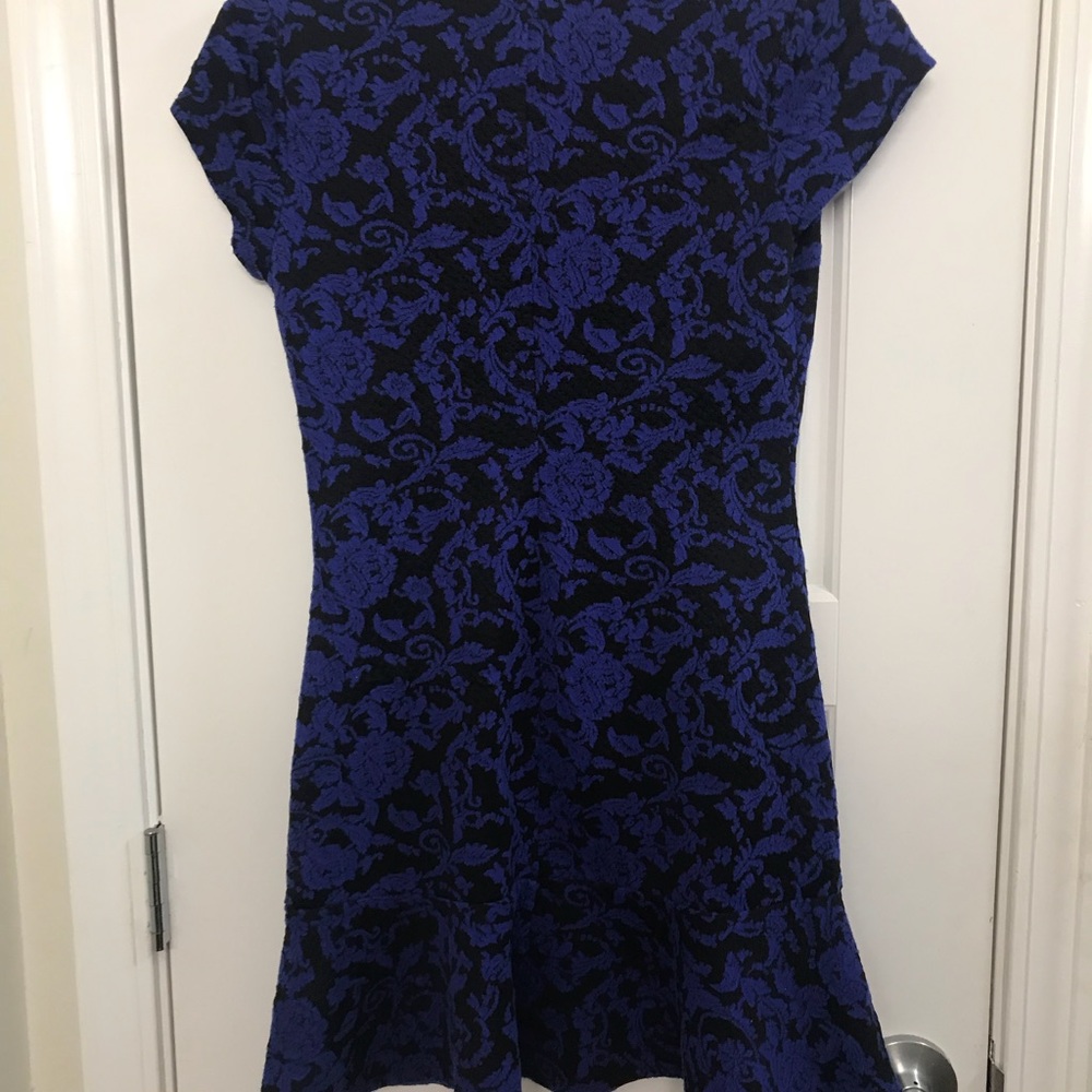 Lily Rose Blue Patterned Dress